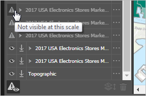 Non-drawing layer error in layer list